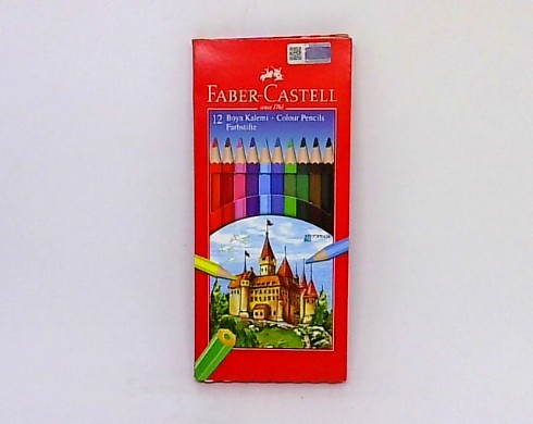 Faber Castell Kuru Boya Red Line Karton Kutu Tam Boy 12 Renk 5171 116312