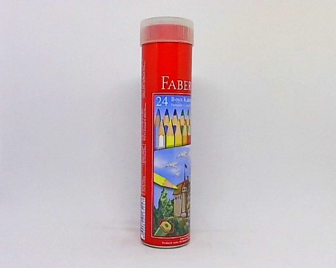 Faber Castell Kuru Boya Red Line Metal Tüp Kutu Tam Boy 24 Renk Kalemtraş Hediyeli 5173 116524