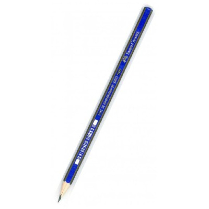 Faber-Castell Kurşun Kalem Goldfaber Dereceli 5H Köşeli Ağaç Rengi Gövde Siyah 1221