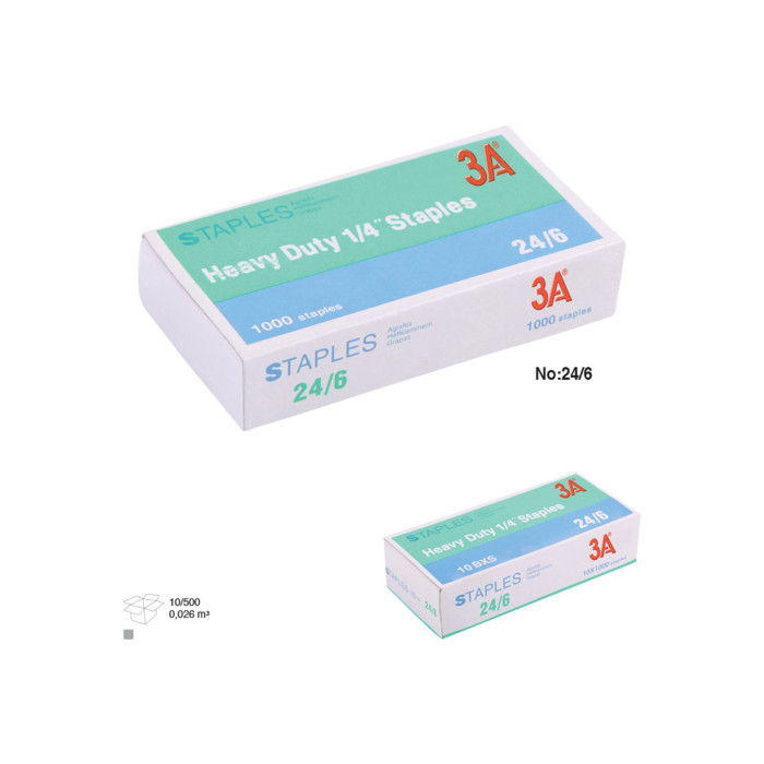 3A Zımba Teli 1000 Lİ 246 Beyaz