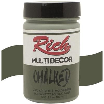 Rich Multi Decor Chalked Akrilik 100cc Küf Yeşili 4570