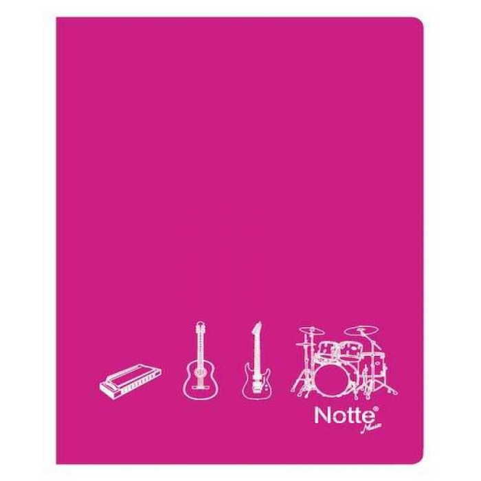 Notte Müzik Defteri Dikişli 40 YP A4 Notte Müzik Defteri Dikişli 40 YP A4