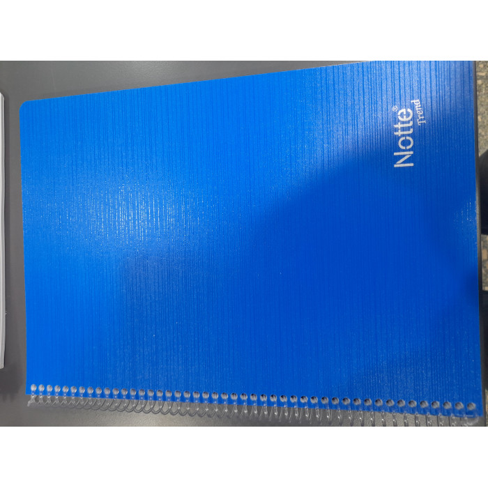 Notte Spiralli Defter Trend PP Kapak Kareli 120 YP A4 Notte Spiralli Defter Trend PP Kapak Kareli 120 YP A4