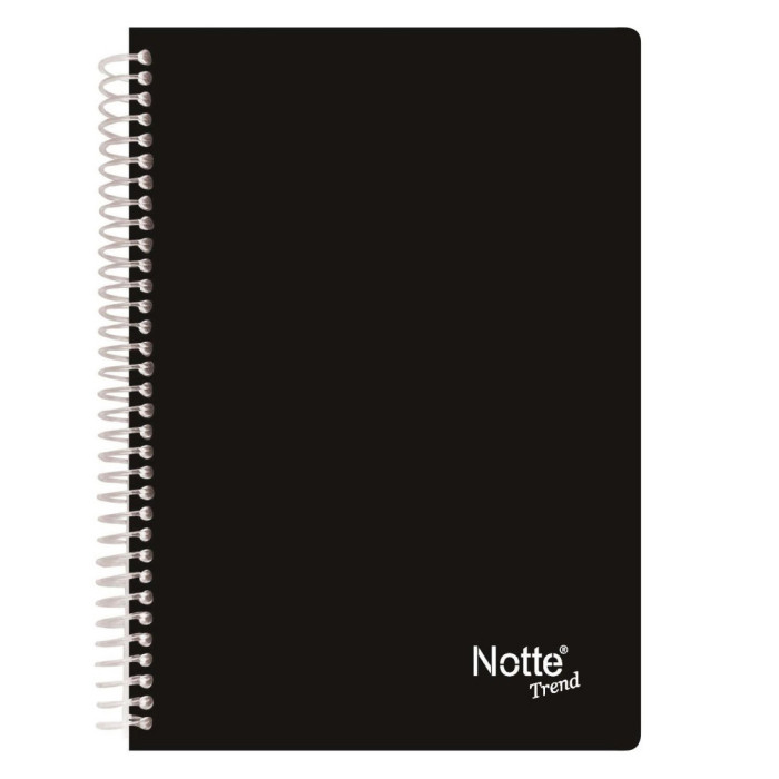 Notte Spiralli Defter Trend PP Kapak Çizgili 120 YP A4