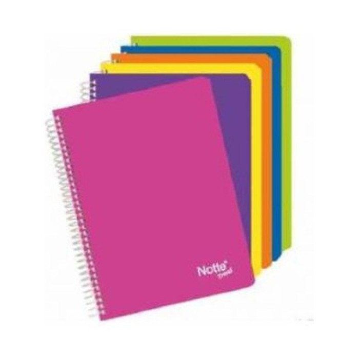 Notte Spiralli Defter Trend PP Kapak Çizgili 200 YP A4