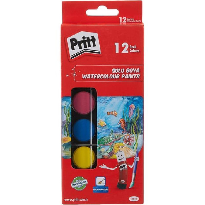 Pritt Sulu Boya Küçük Boy 12 Lİ