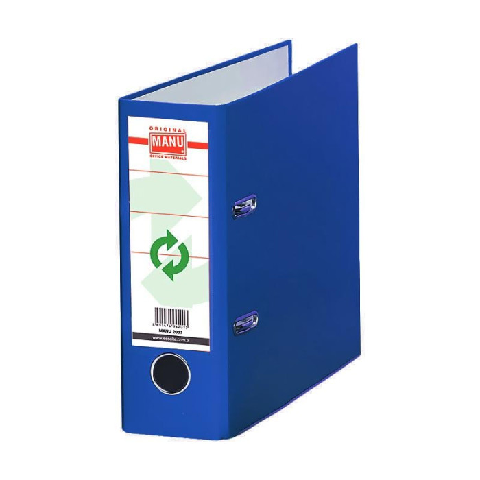 Manu Geniş Mavi Telgraf Klasör 2037