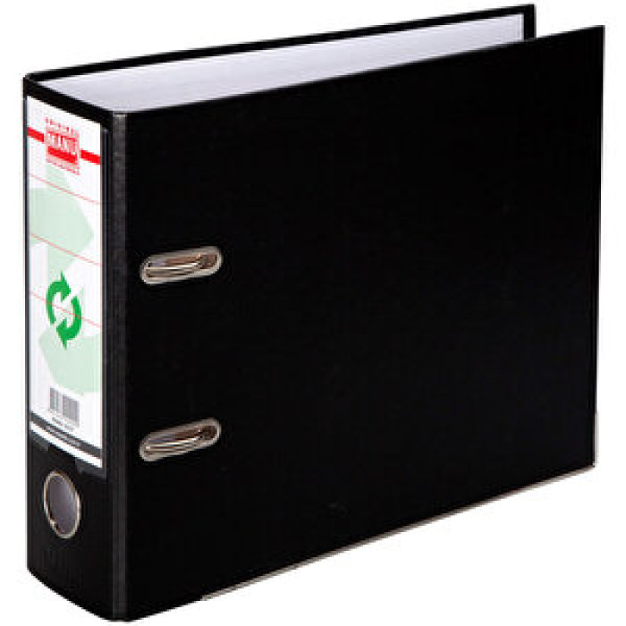 Manu Geniş Siyah Telgraf Klasör 2037