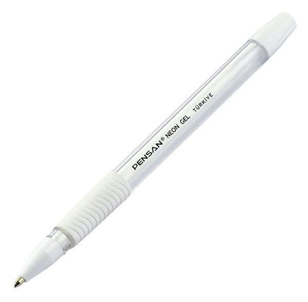 Pensan Tükenmez Kalem Neon Jel Beyaz