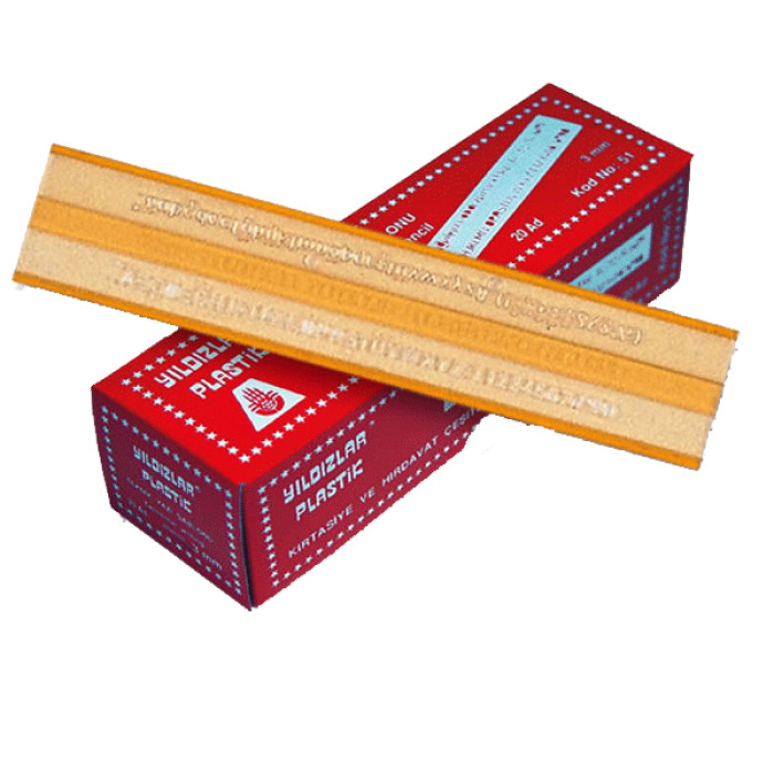 Yıldızlar Yazı Şablonu Küçük 3 MM 51