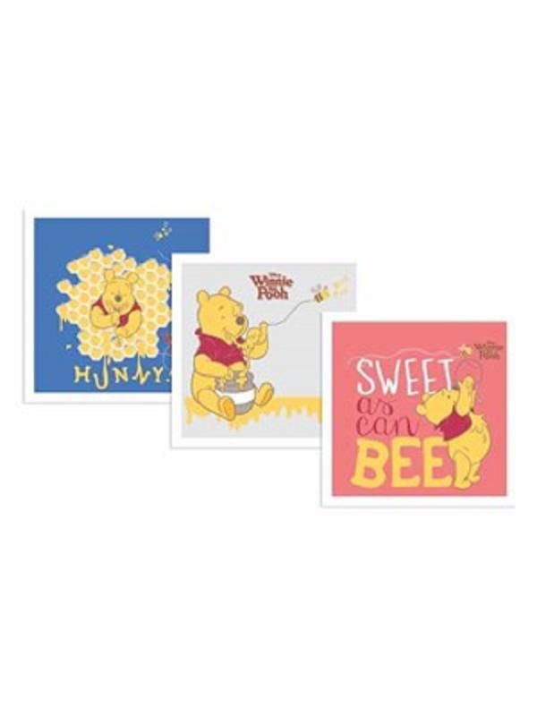 Keskin Color Doğum Günü Zarf + Davet Kart 10lu 8x8 cm Winnie The Pooh
