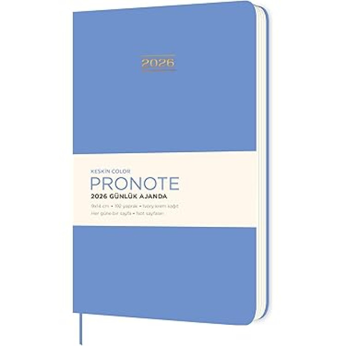Keskin Color 2026 9X14 Günlük Ajanda Pronote mavi Keskin Color 2026 9X14 Günlük Ajanda Pronote mavi