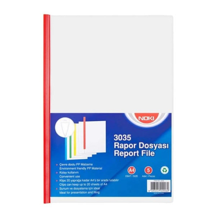 Noki Sıkıştırmalı Dosya 5 li A4 3035 Noki Sıkıştırmalı Dosya 5 li A4 3035