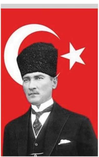 Buket Bez Bayrak Atatürklü 70X105