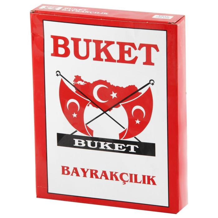 Buket BKT-142 Bez Bayrak Atatürklü 100X150
