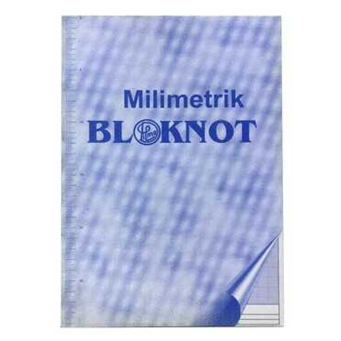 Dilman Milimetrik Bloknot 36 YP A4 Mavi