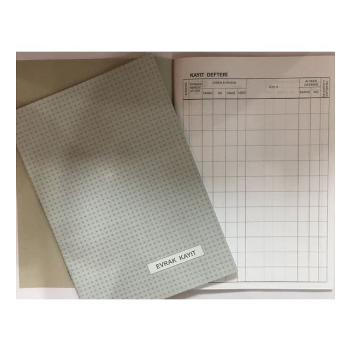 DİLMAN  EVRAK KAYIT DEFTERİ  KARTON 40 YP 