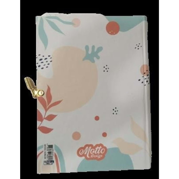 Dilman Hatıra Defteri Kilitli Sert Kapak 96 YP 14x20 Motto