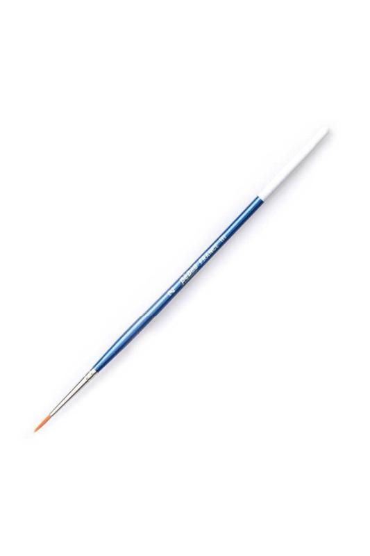 Pebeo 111 Düz Fırça Mavi Saplı Akrilik-Yağlı Boya 2
