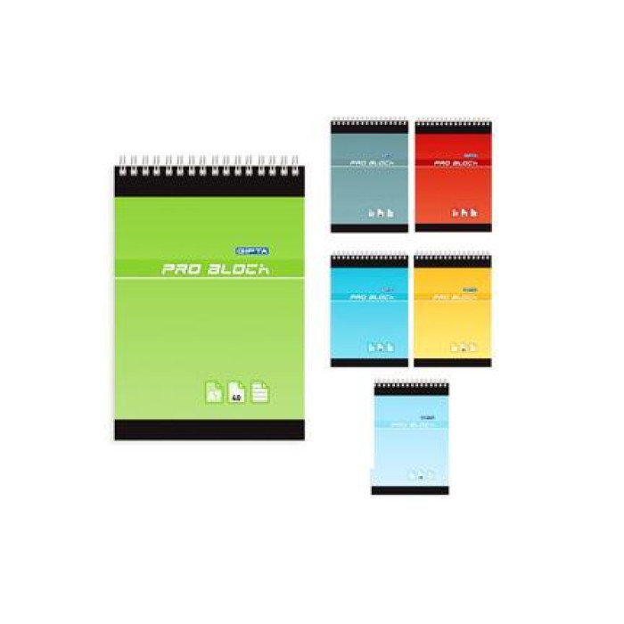Gıpta Bloknot Pro-Block Spiralli Karton Kapak Çizgili 40 YP A7 Gıpta Bloknot Pro-Block Spiralli Karton Kapak Çizgili 40 YP A7