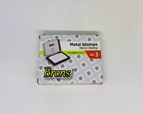 Brons Istampa Metal NO:3 7.5X5 BR141