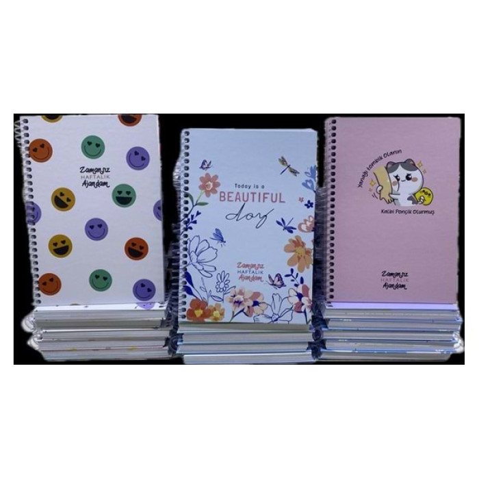 Mcolor 17X24 Zamansız Haftalık Ajanda Spiralli Mcolor 17X24 Zamansız Haftalık Ajanda Spiralli