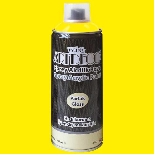 ARTDECO Sprey Boya 400 ML Sarı Parlak ARTDECO Sprey Boya 400 ML Sarı Parlak