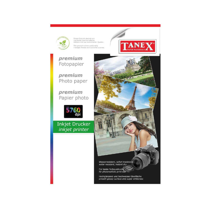 Tanex Fotoğraf Kağıdı 25 Lİ A4 200 GR Tanex Fotoğraf Kağıdı 25 Lİ A4 200 GR