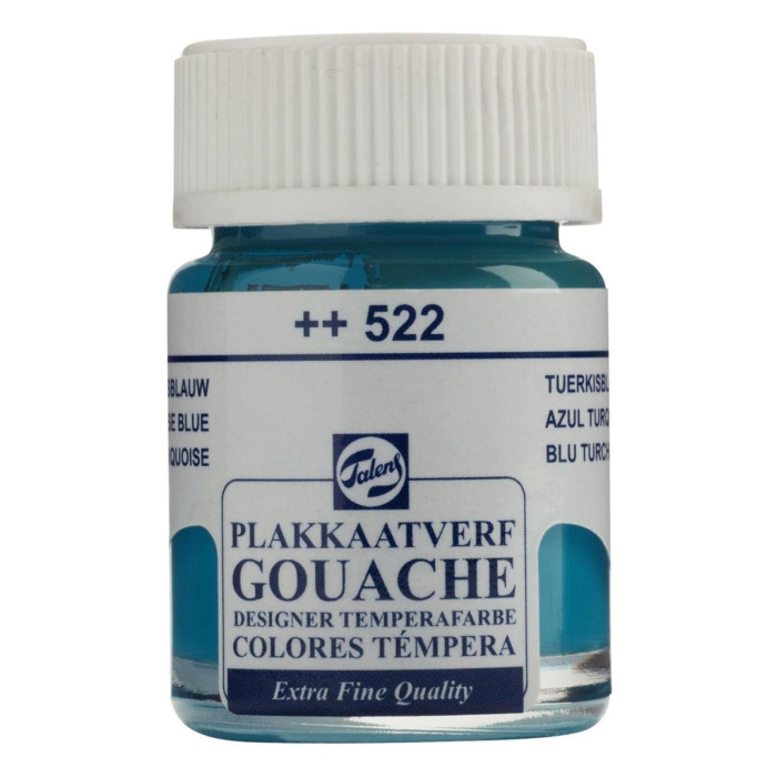 Talens Guaj Boya 16 ML Turquoıse Blue 522 Talens Guaj Boya 16 ML Turquoıse Blue 522