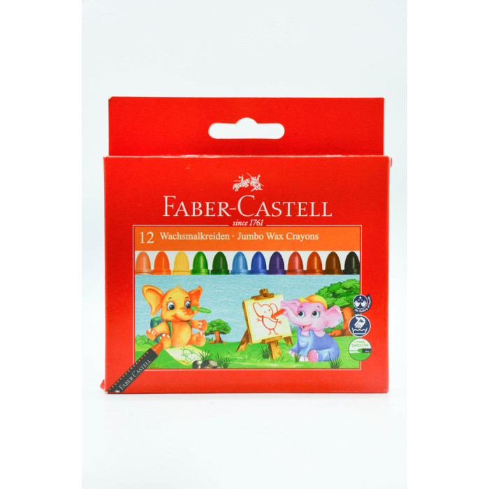 Faber-Castell Mum Pastel Boya Wax Crayon 12 Lİ