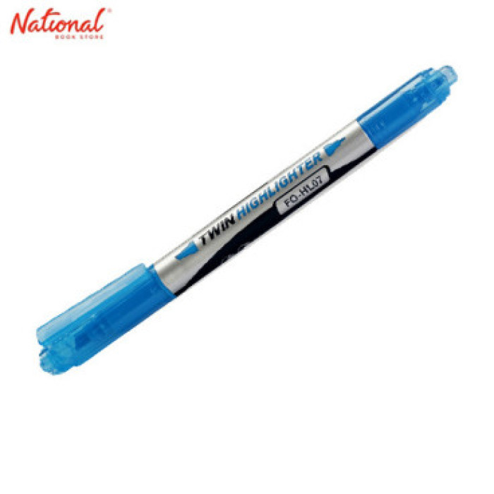 Flexoffice Fosforlu Kalem Mavi Kalem Tipi Çift Taraflı FL-07