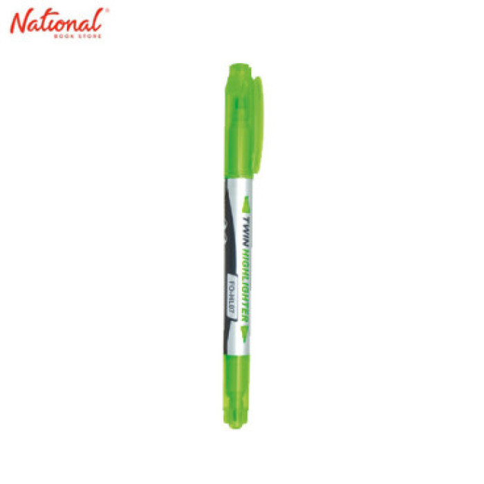 Flexoffice Fosforlu Kalem Yeşil Kalem Tipi Çift Taraflı FL-07