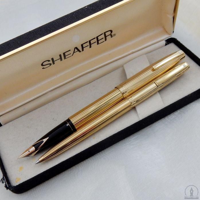 Sheaffer 797 Takım Kalem Dolma+Tükenmez Altın Kaplama