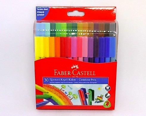 Faber Castell Keçeli Boya Kalemi Eğlenceli 30 Renk 5068 113000
