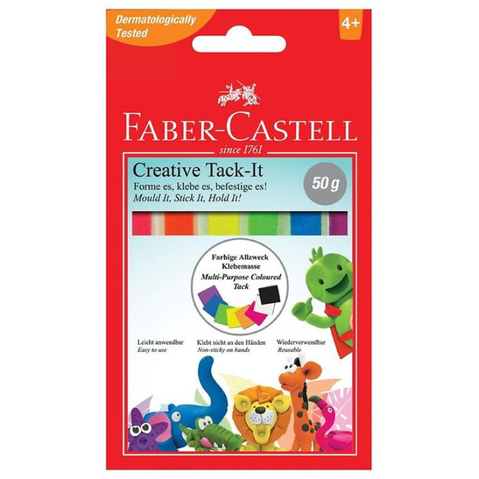 Faber-Castell Hamur Yapıştırıcı Tack-It 50 GRRenkli 18 70 94 Faber-Castell Hamur Yapıştırıcı Tack-It 50 GRRenkli 18 70 94