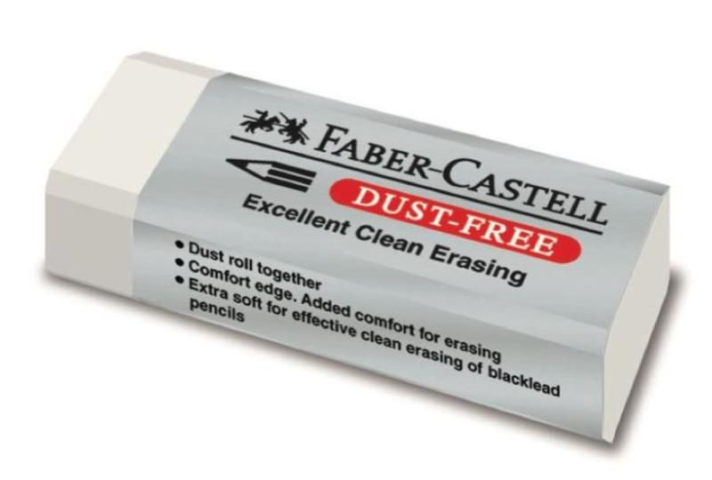 Faber Castell Öğrenci Silgisi Dust Free Beyaz 187120