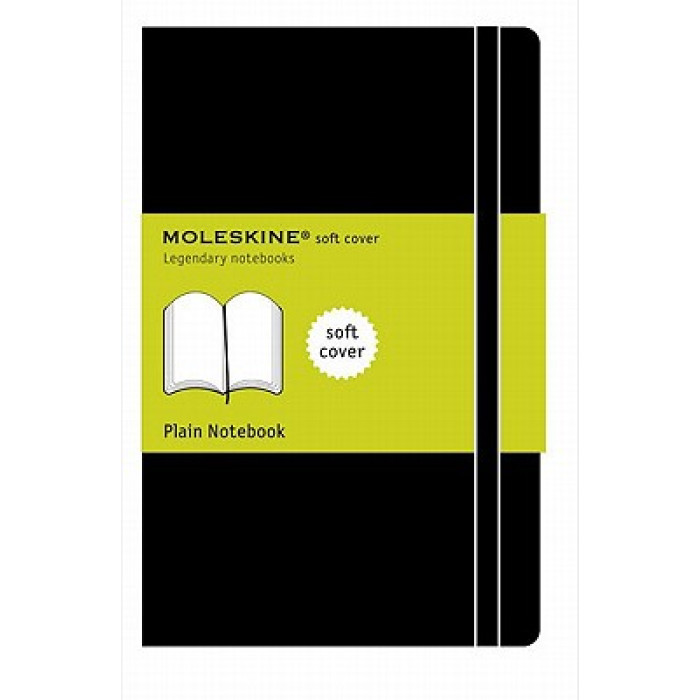 Moleskine Soft Kapak Çizgisiz L Boy Siyah